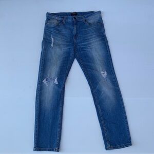 GUC Adam Levine Collection “The Dean” Distressed Jeans Men’s Sz 32x30 Blue Denim